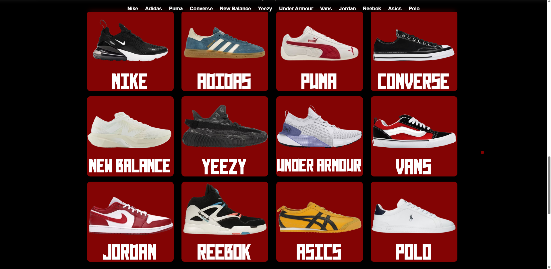 Sneak Labz website screenshot 3